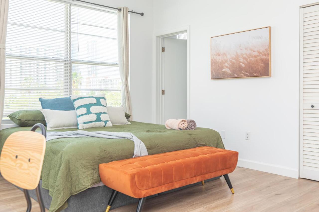 Home Miami Downtown With Balcony - 5 Minutes From Wynwood & Port - Art District Near Beach ภายนอก รูปภาพ